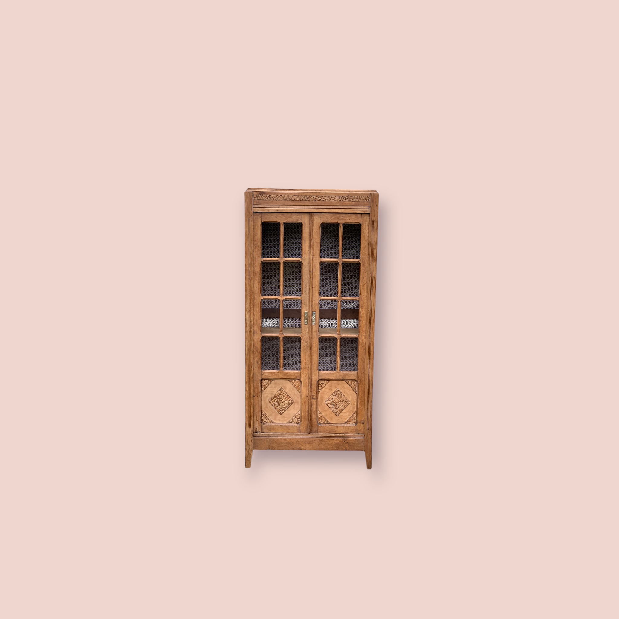 Parisian wardrobe glazed art deco 1930 raw wood