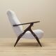 Beech armchair, Italian design, 1970s, production: Italy