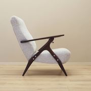 Beech armchair, Italian design, 1970s, production: Italy