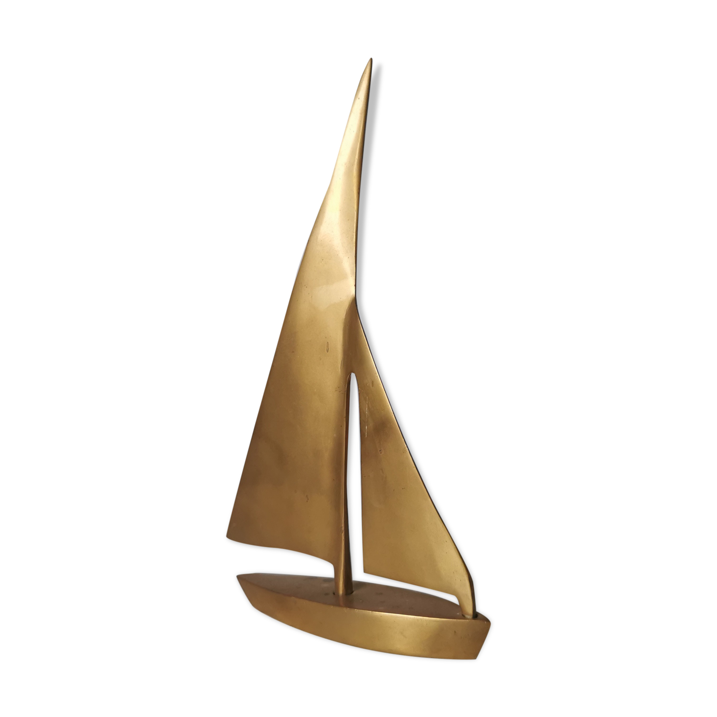 Brass sailboat