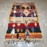 Carpet boucherouiteen fabric colore 158x285cm