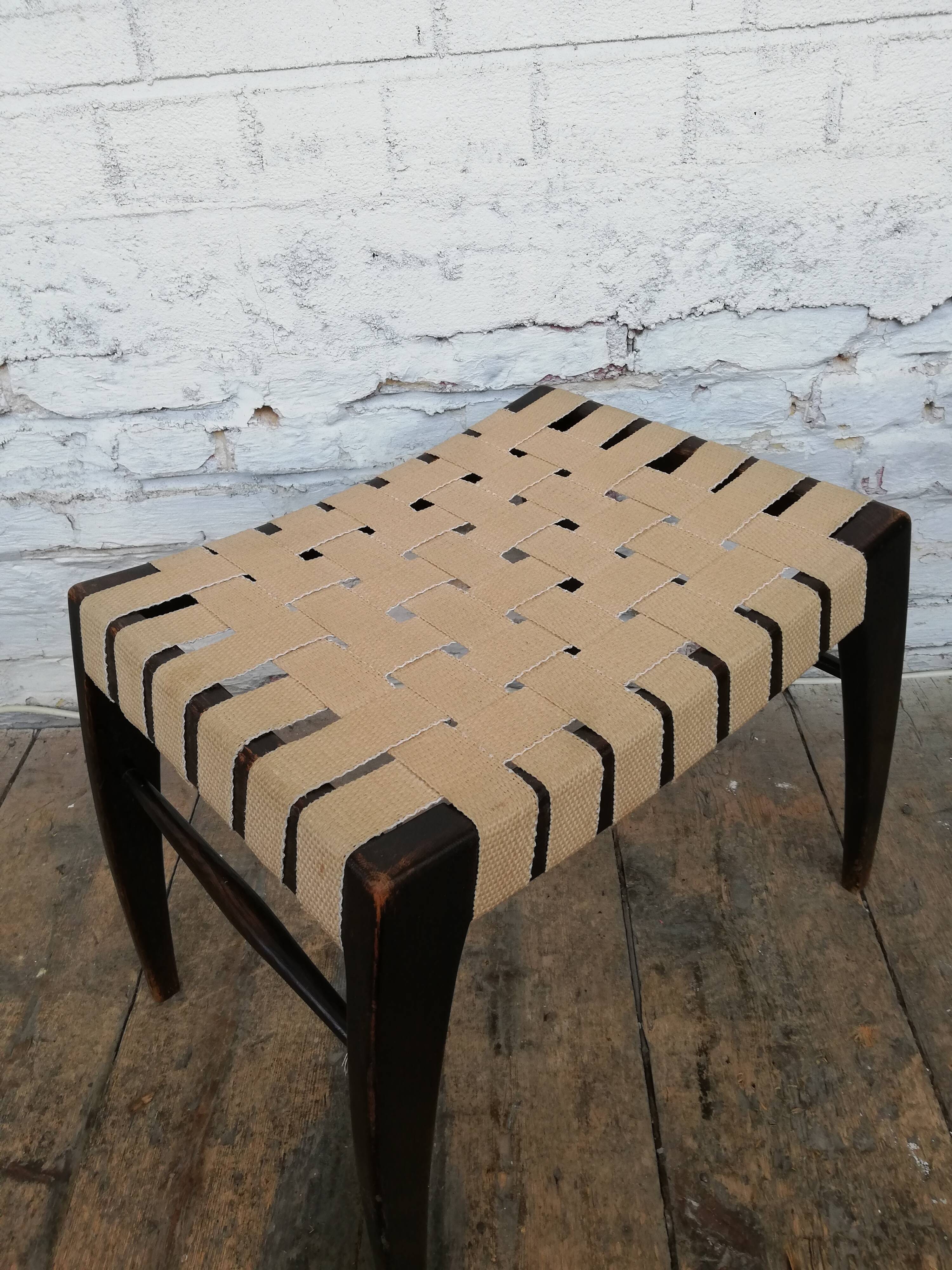 Footrest, Czech, art deco, Jan va neck, 1960