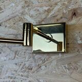 60s 70s wall lamp articulated lamp brass Relco Made in Italy Design