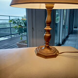 Old/vintage 60s metal lamp and lampshade