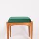 Ensemble de deux tabourets verts du 20ème siècle, années 1960