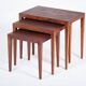 Nest Tables by Severin Hansen for Haslev Møbelsnedkeri, Denmark, 1960s, Set of 3
