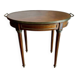 Antique Louis XVI style oval table but not period