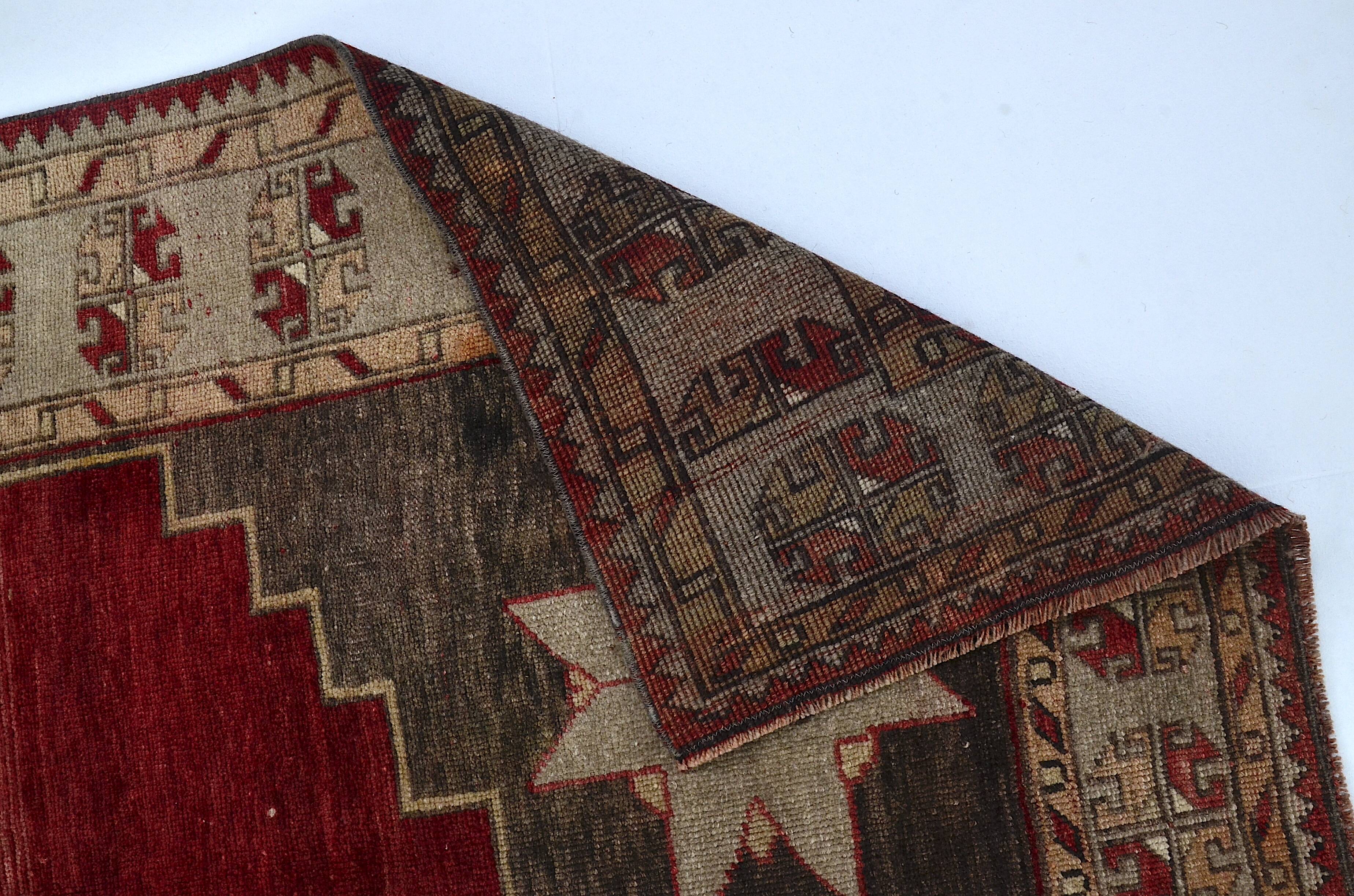 Oushak Vintage Soft Turkish Rug sku 3022