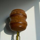 Rustic wooden chandelier