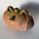 19th century Saintonge glazed terracotta barrel
