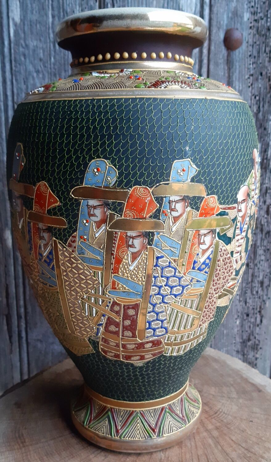 Satsuma porcelain vase