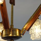 Scandinavian chandelier with five arms of light