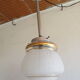 suspension vintage in frosted glass