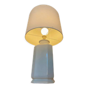 Lampe de table en céramique laquée blanche, Italie 1970s