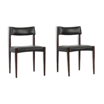 Vintage Mid-Century Modern Dutch Dinning Chair by Aksel Bender Madsen for Bovenkamp, 1960s, Set of 2
