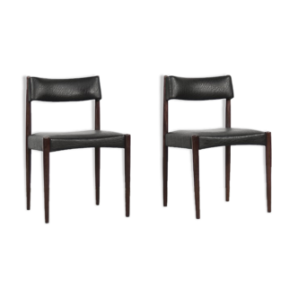 Vintage Mid-Century Modern Dutch Dinning Chair by Aksel Bender Madsen for Bovenkamp, 1960s, Set of 2