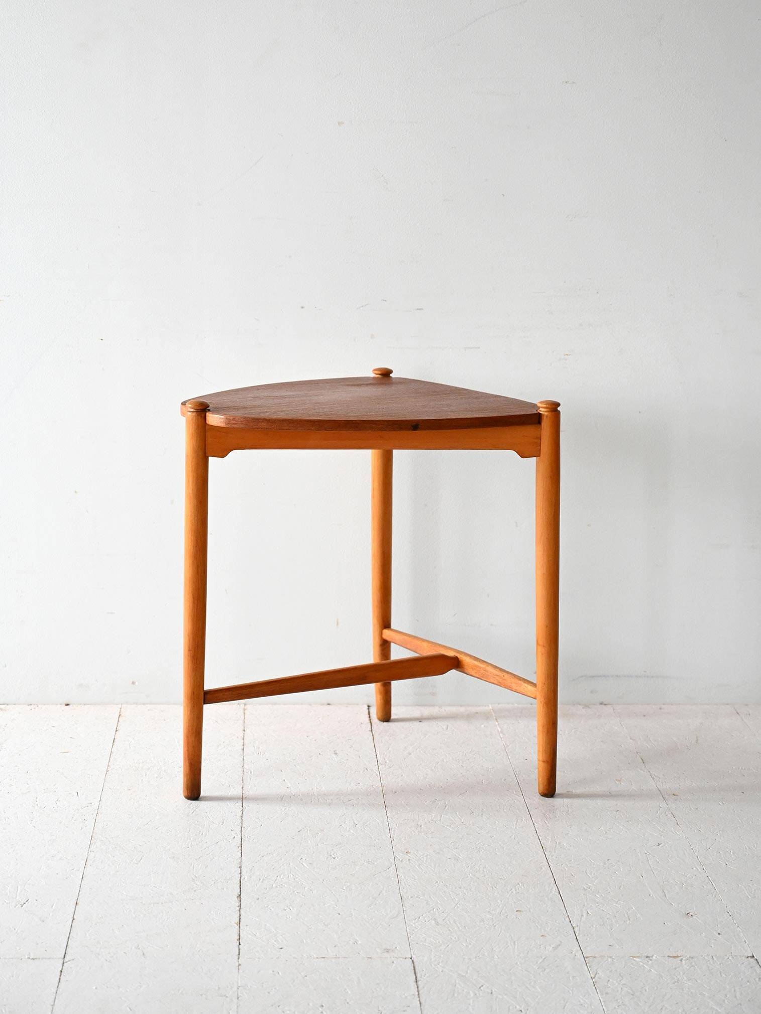 Scandinavian vintage teak coffee table, 1950s-60s