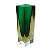 Murano crystal vase "Sommerso" Italy, 1960s