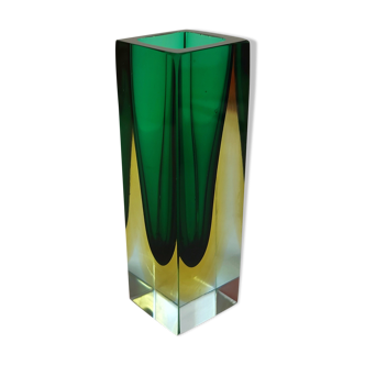Murano crystal vase "Sommerso" Italy, 1960s