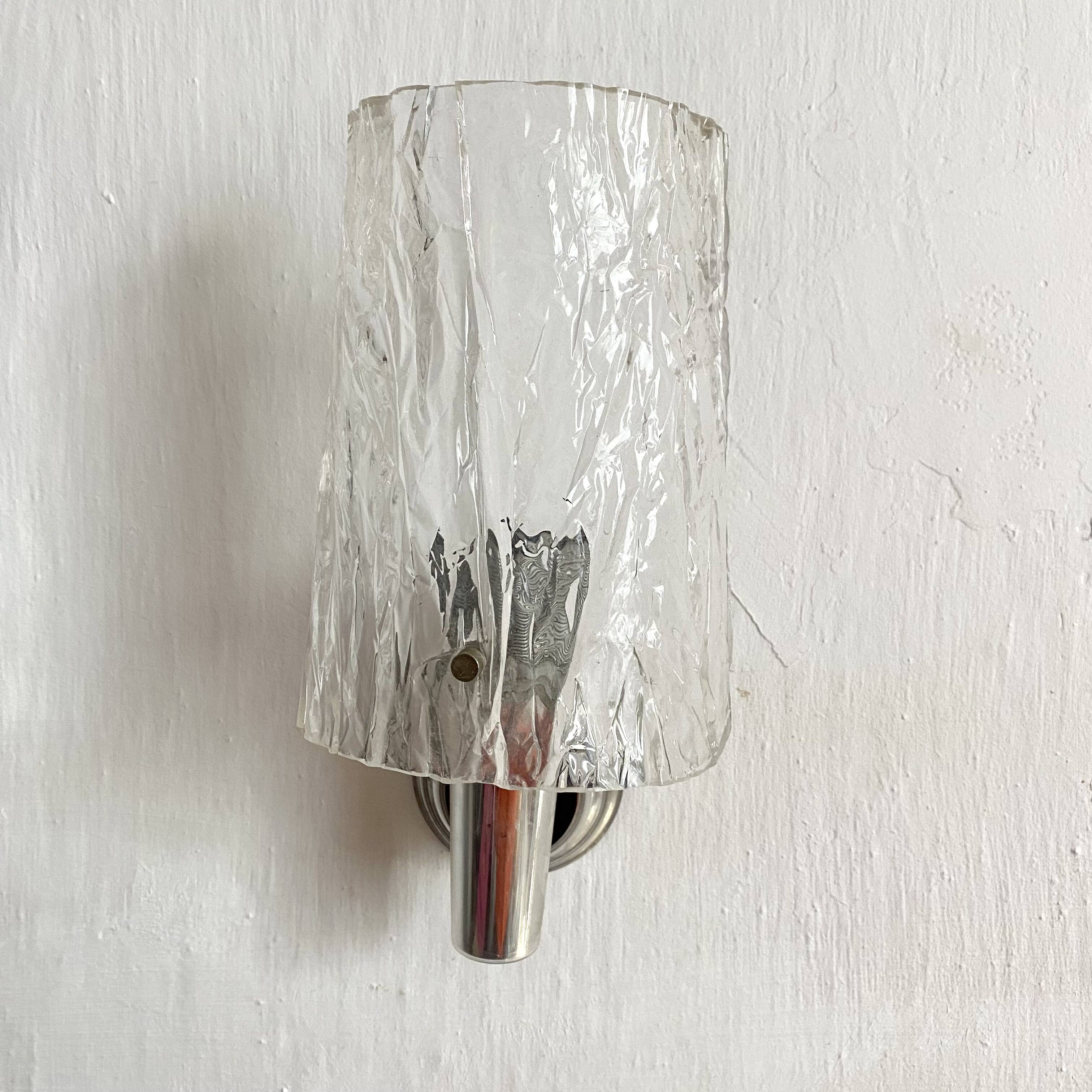 Pair of 60s-70s wall lights