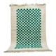 Tapis berbere carré vert taille 150 x 250 cm