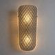 Elegant Mid-Century “Graniglia” Rhombus Murano Glass Wall Sconces, Set of 2