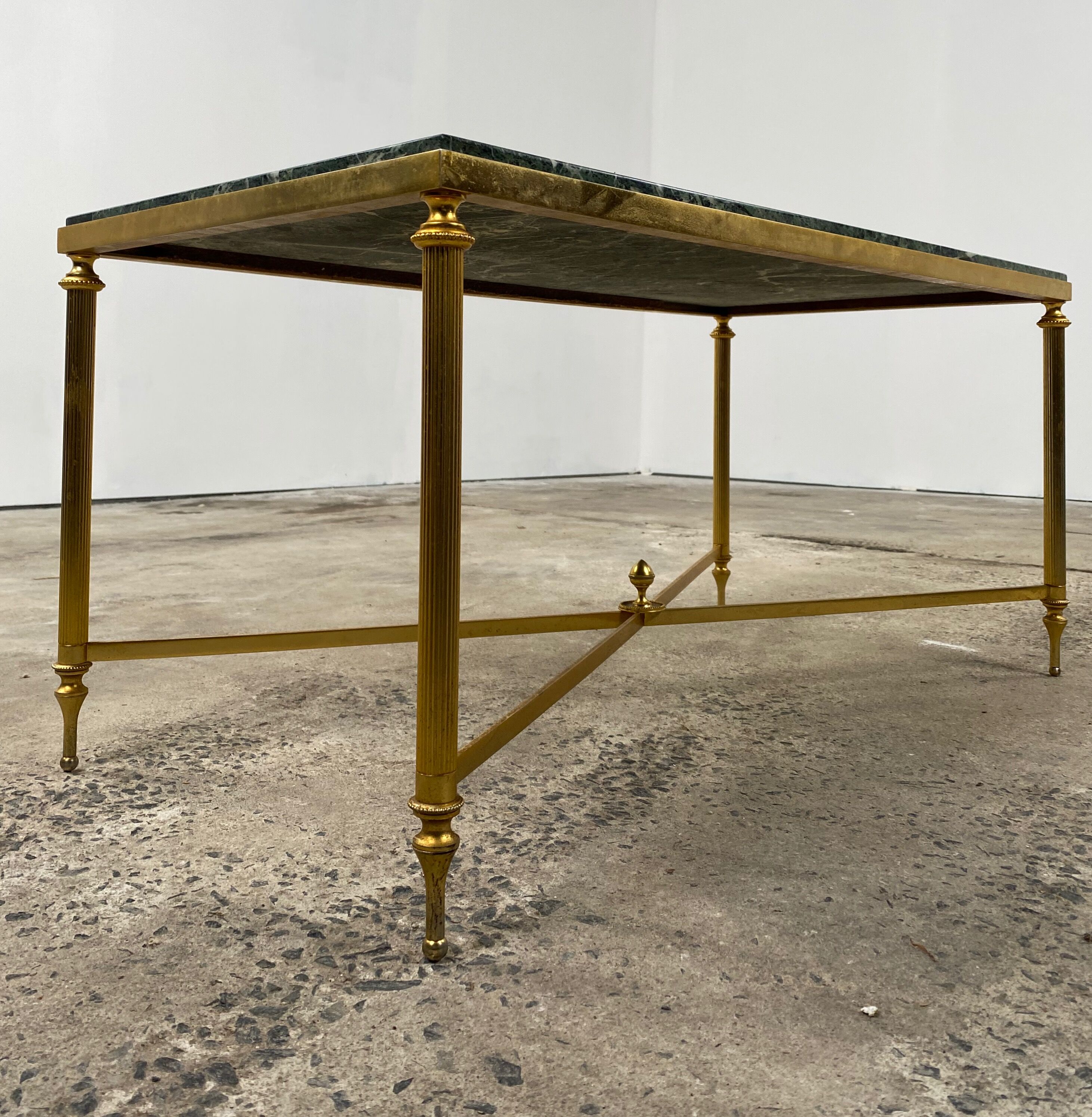 Marble and bronze coffee table 1960