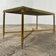 Marble and bronze coffee table 1960