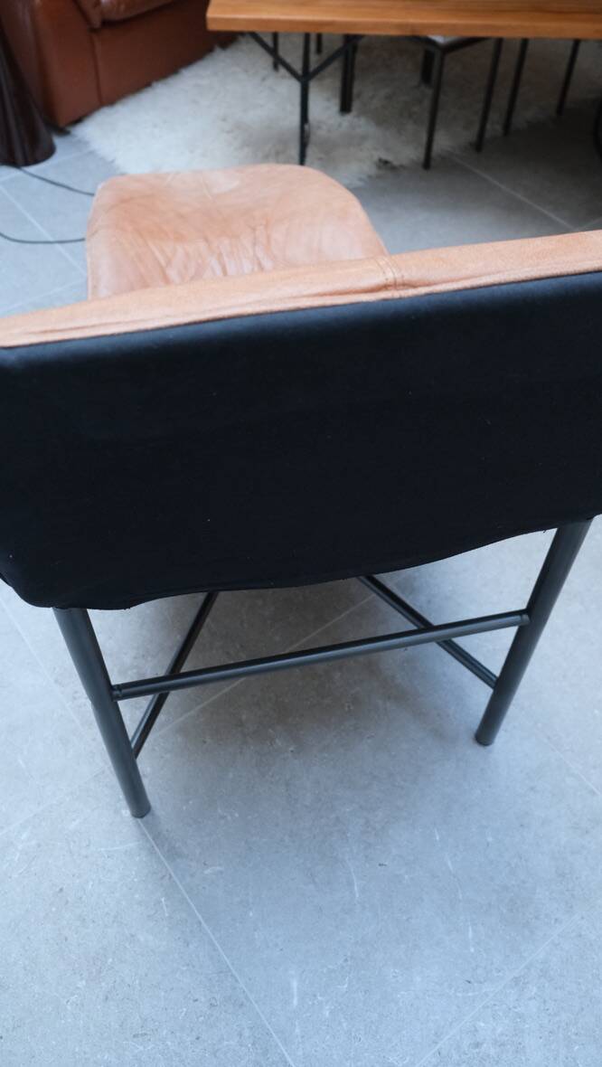 Chaise longue en cuir de Tord Björklund