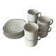 Coffee service cups and saucers porcelain Schirnding Bavaria