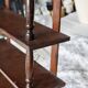 Vintage wooden wall shelf - Wall mounted or freestanding