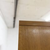 Armoire scandinave 3 portes en teck blond