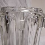 Vase verre taillé