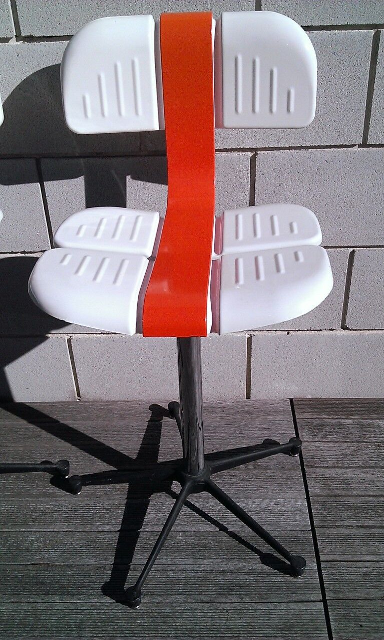 Pair of chairs high metal Mirima