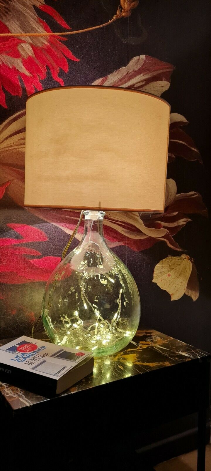 Dame-Jeanne de 5 litres transformée en lampe