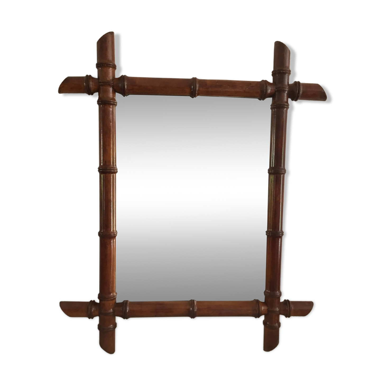 Bamboo imitation wooden mirror