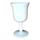 Antique footed glass in white opaline goblet chalice – Meisenthal craftsmanship?