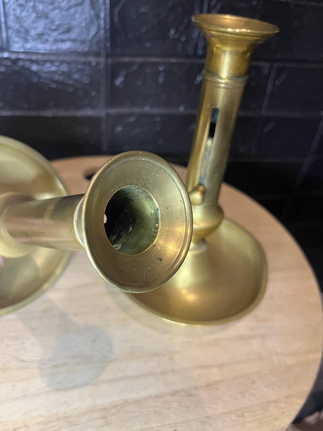 Lots 2 Brass Candlestick Holder