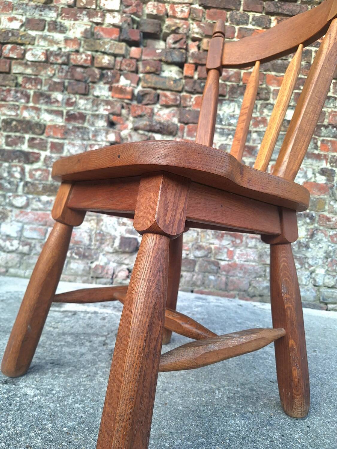 Set of 4 vintage chairs, antique seating furniture