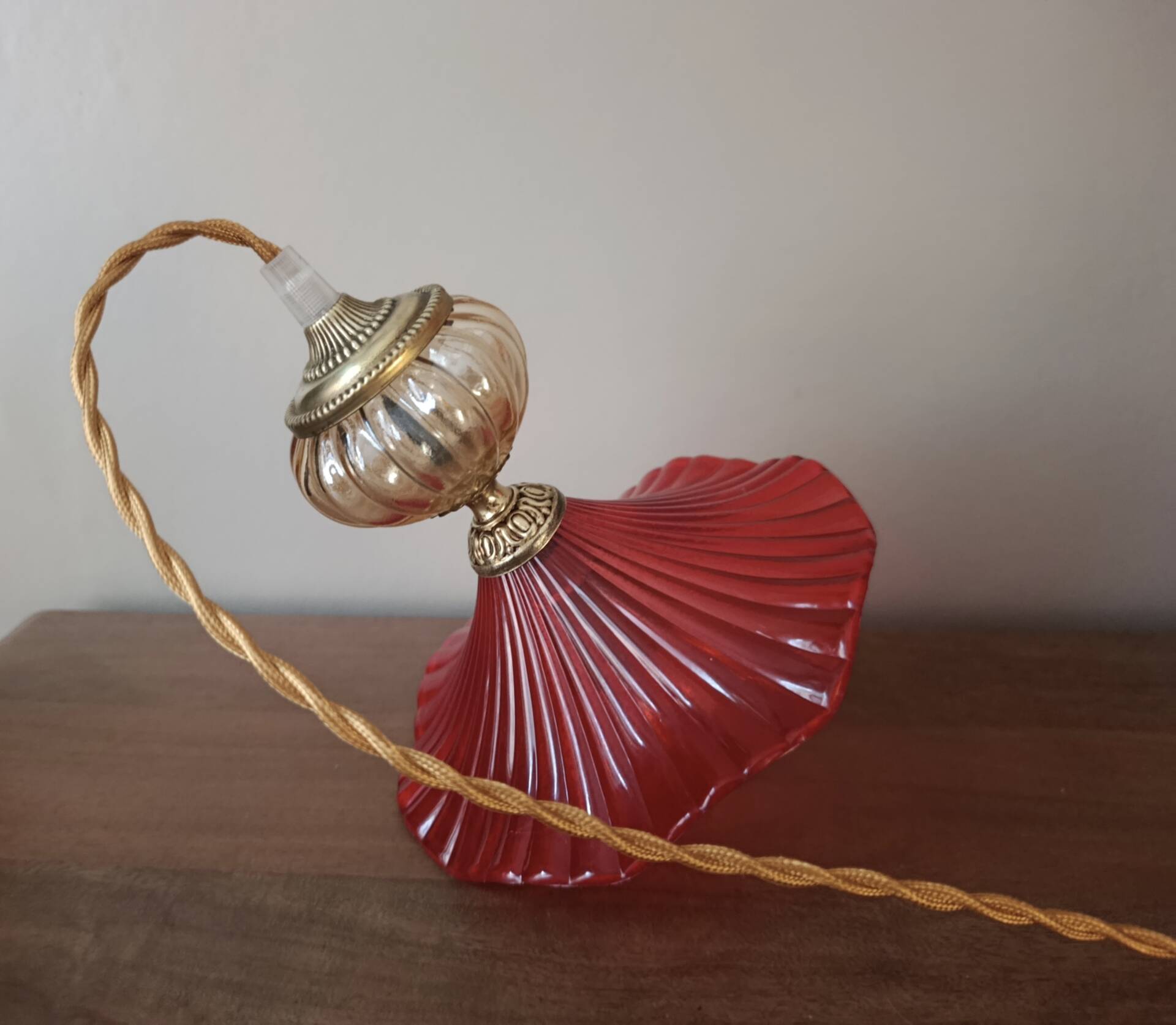 poetic retro ruby lantern