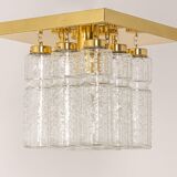 Glass ceiling lights Limburg, Germany, 1970s