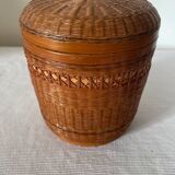 Old, rice straw box, tea box, small box