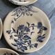 5 flat plates "Flowers" earth iron