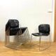 Retro chair Drabert SM400K, West Germany, 1980s, set of 8 (marked)