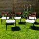 5 Danish chairs by Arne Vodder model 418 teak