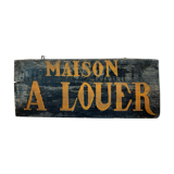 Old wooden plate