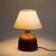 Terracotta lamp base, 50s/60s