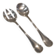 2-piece silver-plated salad serving set by Christofle Albi