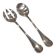 2-piece silver-plated salad serving set by Christofle Albi