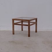 Solid oak coffee table, 1980